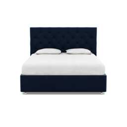 Heal's Balmoral Headboard (Lift Storage) Super King Smart Velvet Dusk