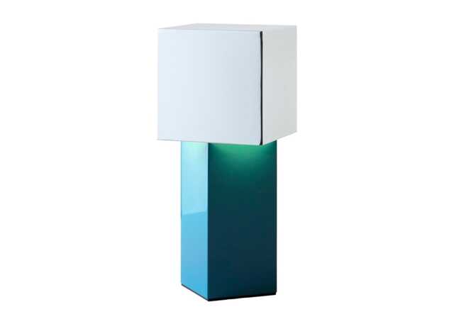 &Tradition Pivot Portable Table Lamp ATD7 Blue Silver