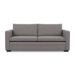 Heal's Palermo 3 Seater Sofa Loop Boucle Granite Black Feet