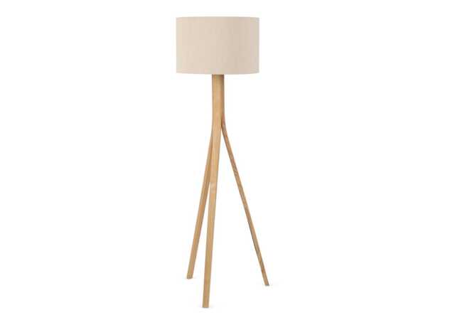 Heal's Baxter Wooden Floor Lamp with Shade Ash