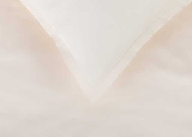 Heal's 400TC Egyptian Cotton Sateen Luxe Cream Flat Sheet Super King