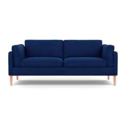 Heal's Sonno 3 Seater St Moritz Wool Navy Natural Feet
