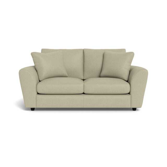 Heal's Snooze 3 Seater Sofa Cotton Grain Black Feet