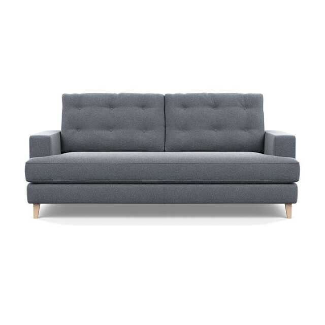 Heal's Mistral 3 Seater Sofa Textured Boucle Steel Natural Feet