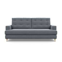 Heal's Mistral 3 Seater Sofa Textured Boucle Steel Natural Feet