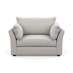 Heal's Tailor Loveseat Chunky Boucle Ecru Black Beech Feet