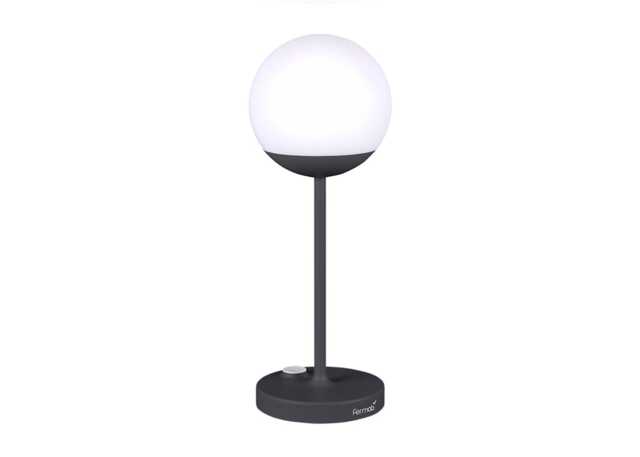 Fermob Mooon LED Outdoor Table Lamp Anthracite Small