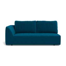 Heal's Morven Left Hand Facing 3 Seater Unit Velvet Teal