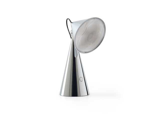 Tom Dixon Pose LED Portable Table Lamp Silver