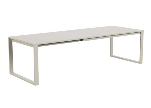 Case Eos Outdoor Extending Dining Table Pebble Grey
