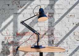 Anglepoise Original 1227 Desk Lamp Brass Ink Blue - thumbnail 2