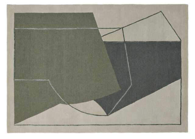 Linie Design Furbo Rug Green 170cm x 240cm