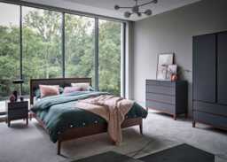 Heal's Lars Double Wardrobe in Grey and Walnut - thumbnail 2
