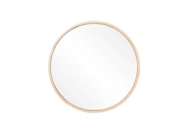 Gazzda Look Mirror White Oiled Oak 27cm