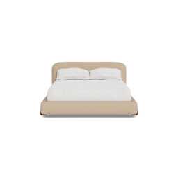 Heal's Nuvola King Bed Capelo Linen-Cotton Bamboo Black Painted Feet - thumbnail 1