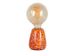 Heal's Confetti Glass Table Lamp Pink/Orange