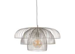 Heal's Makiko Pendant Light Brushed Steel Large