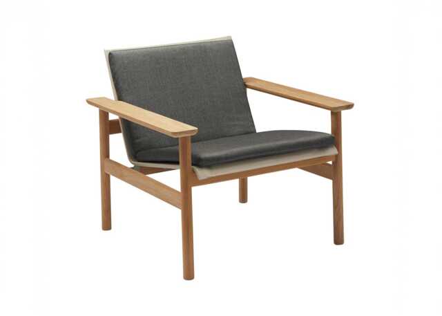 Fritz Hansen Pelagus Lounge Chair Cushion Charcoal