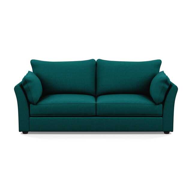 Heal's Tailor 4 Seater Sofa Brushed Cotton Pine Black Feet