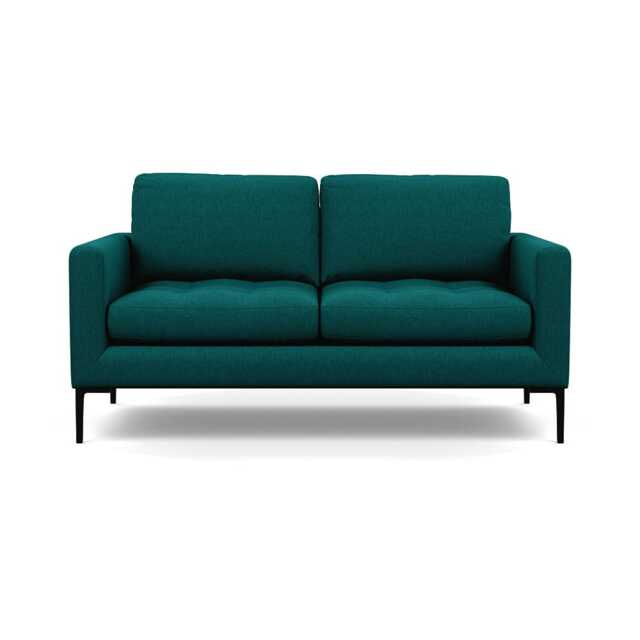 Heal's Eton 2 Seater Sofa Brushed Cotton Pine Black Feet