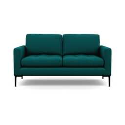 Heal's Eton 2 Seater Sofa Brushed Cotton Pine Black Feet