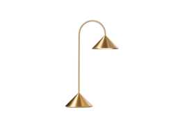 Frandsen Grasp LED IP44 Portable Table Lamp Solid Brass Medium