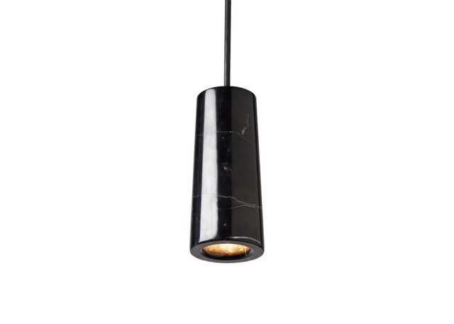 Case Core Single Pendant Light Nero Marquina Marble