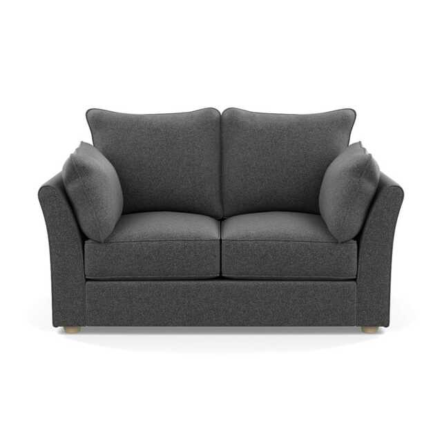 Heal's Tailor 2 Seater Sofa Melton Wool Granite Natural Beech Feet - image 1