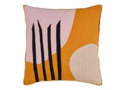Heal's + LF Markey Heal's + L.F.Markey Cushion Pink & Ochre