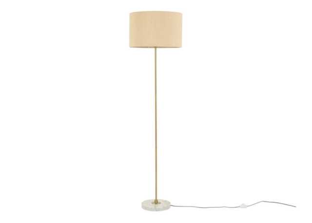 Heal's Simple Floor Lamp White Marble