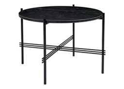 Gubi TS Coffee Table Medium in Black Marquina Marble