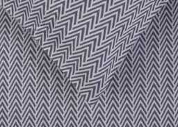 Heal's Herringbone Navy Duvet Cover King
