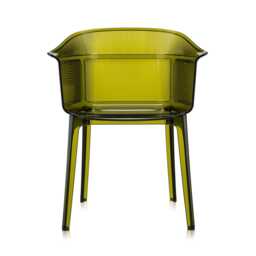 Kartell Papyrus Dining Chair Olive Green Set of 2