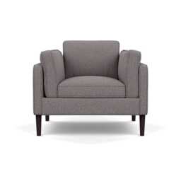 Heal's Sonno Armchair Loop Boucle Granite Wenge Black Feet - thumbnail 1