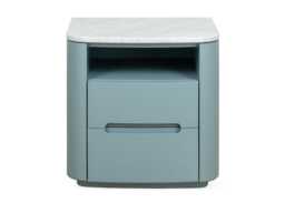 Heal's Florian Bedside Table in Blue