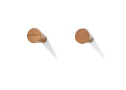 Wireworks Natural Oak Hooks Pack of 2 - thumbnail 1
