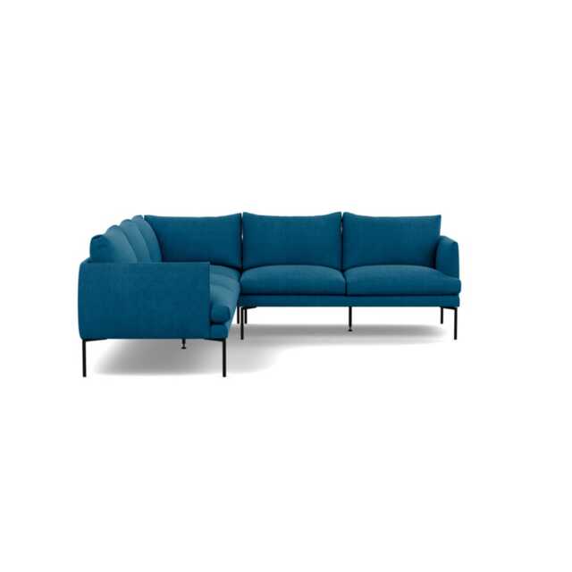 Heal's Matera Large Corner Sofa St Moritz Wool Teal