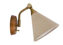 Heal's Dryden Wall Light Walnut Finish & Natural