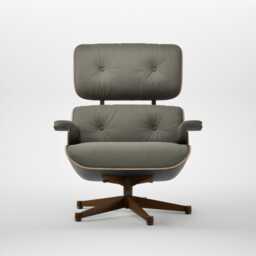 Eames Lounge Chair Cherry Natural Contemporary L50 58 Khaki Black Base 05 - thumbnail 2
