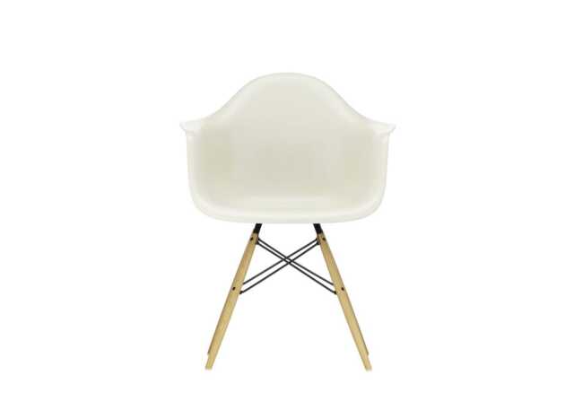 Eames DAW Armchair New Height Vitra Pebble Ash Honey Base - image 1