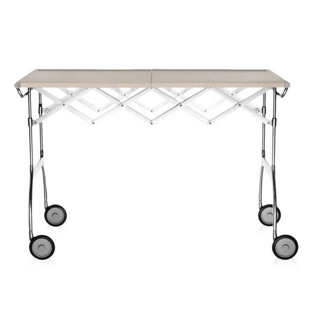 Kartell Battista Folding Trolley Cream