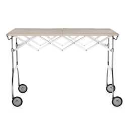 Kartell Battista Folding Trolley Cream