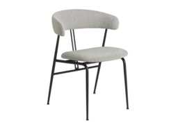 Gubi Violin Dining Chair in Karaokorum 004 Black Matt Base - thumbnail 1