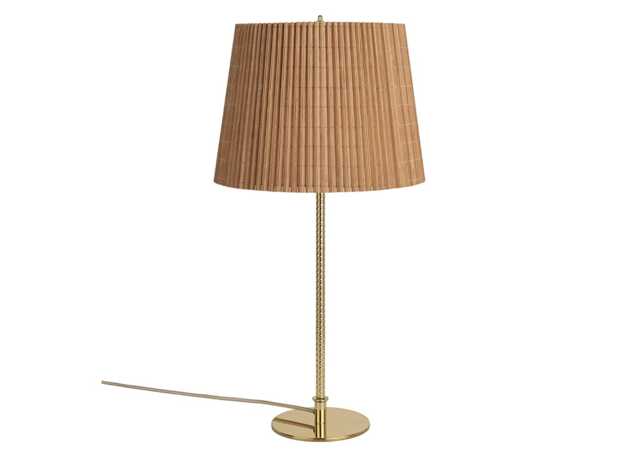 Gubi 9205 Table Lamp Brass/Bamboo