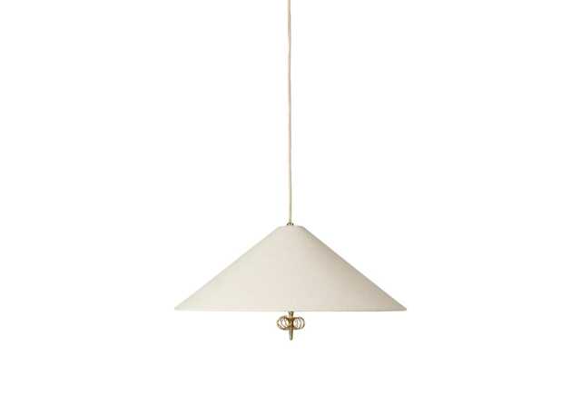 Gubi 1967 Pendant Light Brass/Canvas