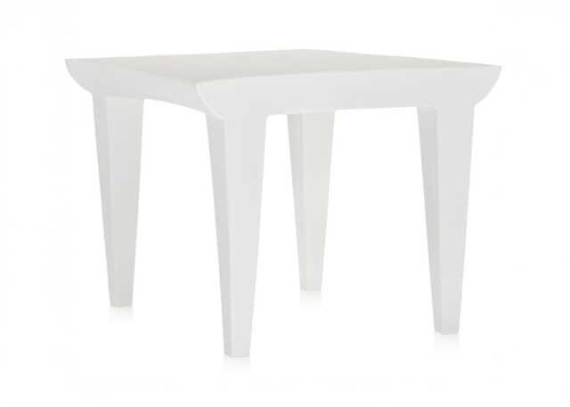 Kartell Bubble Club Outdoor Side Table Zinc White - image 1