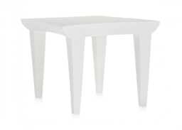 Kartell Bubble Club Outdoor Side Table Zinc White - thumbnail 1