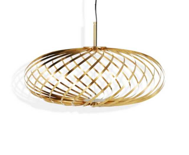 Spring Pendant Light Brass Small