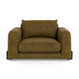 Heal's Nuvola Loveseat Smart Luxe Velvet Peridot Black Painted Feet - thumbnail 2