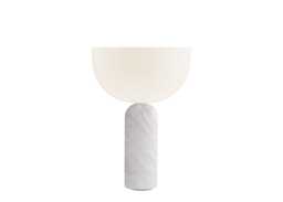 New Works Kizu Table Lamp White Marble Small